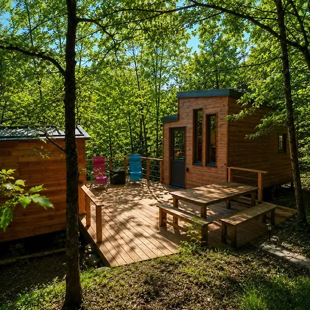 ラグジュアリーテント Tiny House Cosy Au Coeur Des Bois *